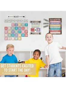 Classroom Calendar, 98 Pieces, Bulletin Board, Hadley Designs, Calendars & Planners, Calendar 2025, Calendar Creative Minimalist, Calendar>Teacher, Yearly Calendars, Calendario 2025-2026, Academic Calendar 2025-2026, Wall Calendar 2025, Numbers Calendar, - 農舍棕木 - 查看 6