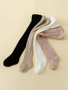 4pcs/Set Baby Girls' Versatile Leggings, Suitable For Everyday Wear - Multicolor - View 14