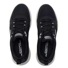 Skechers FLECTION 3.0 男士系带休闲运动鞋，减震跑步鞋，适合慢跑、旅行、日常休闲户外穿着，8790357 - 黑色 - 查看 7