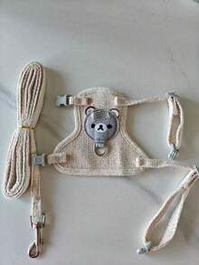 Cat Leash For Outdoor Walking, Cat Vest Style Chest Harness, Small Dog, Pet, Anti Running Dog Leash