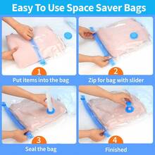 Transparent Vacuum Compression Storage Bags, Modern Home Use Vacuum Compressed Organizer Bags, Multi-Combination, For Clothes, Blanket, Shirt, Travel Accessories, Lightweight Travel Dust Proof Bags, Ideal For Travel And Home Storage, Space-Saving Bags