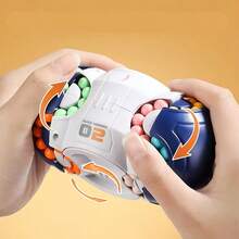 3D几何坐立不安玩具，空间魔豆减压拼图，圣诞节、感恩节、新年礼物 - 彩色 - 查看 5