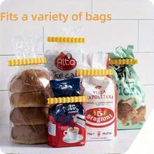 12-Pack Magnetic Food Clips - Adorable Chip Bag Sealers For Kitchen Pantry Organization, Keep Snacks Fresh With Fridge Storage