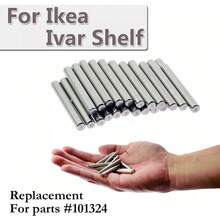 2Set (24pcs/Set) Replacement Shelf Dowel Pins Pegs For  Part 101324 (Ivar Bookshelf) - Silver - View 1