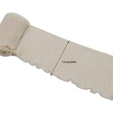 1 Yard Ruffled Lace Trim, Chiffon Fabric, 17cm Wide, Suitable For Garment Extension And Craft Sewing - Multicolor - View 4