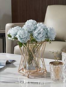 Luxury Wrought Iron Vase Ornaments, Used For Home Living Room Decoration, Romantic Candlelight Dinner, Restaurant Props, Home Decoration, Vases, Ornaments, Table Decoration, Birthday Graduation Gifts. Flower Vase Glass Vase