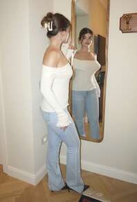 Livesso Women's Off Shoulder Casual Long Sleeve Lightweight Sweater Fall - Apricot - View 4
