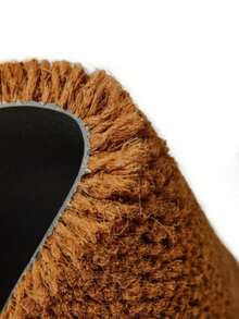 40x60 厘米天然椰棕门垫，采用耐用的 100% PVC 背衬 - 防滑、防尘刷表面 - 18-22 毫米厚耐用垫子，适合室内和室外使用，土耳其制造 - 藏蓝色 - 查看 3