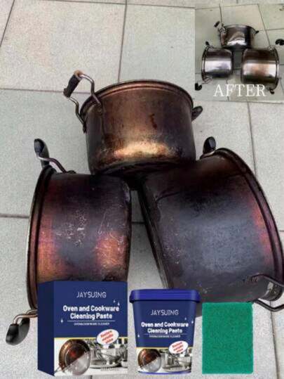 Kem làm sạch thép không gỉ, chất tẩy rửa nhẹ nhàng cho bếp gas, lò nướng, đáy nồi, loại bỏ dầu mỡ, cặn vôi, bụi bẩn cứng đầu, làm sạch sâu, bảo vệ lâu dài
