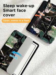 1pc Cool Coffee Cat Dual-Sided Acrylic Transparent Crystal Backboard Shockproof Sleep/Wake Tablet Case Compatible With IPad (A16) 11th Gen 11-Inch 2025 Case, IPad 9th/ 8th/ 7th Generation 10.2 Inch Case, 3+Y Fold Anti-Bend, Built-In Pencil Slot, Perfect Daily Protection - Multicolor - View 9