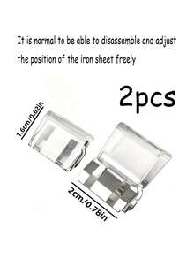 12个装隐形裤夹，可缩短裤腿，防止裤腿拖地。隐形纽扣开合，无缝设计，防止裤腿拖地。适用于牛仔裤和长裤。 - 彩色 - 查看 7