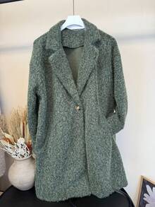 Women Winter Coats - Army Green - View 2