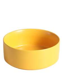 陶瓷狗碗带木架，重型防溢宠物食品和水碗套装，防滑稳定底座，慢速喂食器，易于清洁