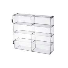 1pc Toy Car Model Display Shelf, Transparent Model Storage Shelf, 8-Grid Storage Box Display Cabinet, Car Model Display Box, Can Be Stacked