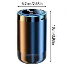 Smart Car Air Freshener Diffuser With Starry Sky Projection & 50/150ml Perfume, 5 Modes Adjustable Rechargeable Car Diffuser, Auto On/Off Smart, Cologne - 1 máy khuếch tán hương thơm + 3 chai - Xem 2