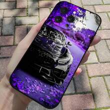 Sport H-Mercedes-w Coole Auto Handyhülle Schwarze Schale Für iPhone 16 15 11 13 14pro Max Plus X Xr Xs Max 12Mini Kompatibel Mehrfach