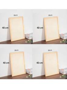 5 Paneles de lienzo de madera de 5 tamaños, 10 piezas en total, para pintura y manualidades - Tableros de arte de madera en blanco lisos para proyectos DIY, pintura de aceite y acrílico, pirografía y dibujo - Paneles con armazón duradero para artistas, principiantes y decoración del hogar creativa, 30*15cm/12*12cm/20*20cm/40*30cm/25*25cm 5 tamaños