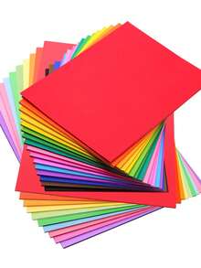 100pcs,Glitter Cardstock Paper For , 10 Sheets 10 Colors Premium Glitter Paper For Crafts, A4 Glitter Card Stock For DIY Projects, Sparkly Paper For Card Making, 250 GSM