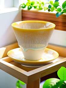 1 pièce Tasse en céramique créative avec glaçure craquelée, tasse à latte en céramique vintage, convient pour tasse à café à la maison, tasse à eau de table de salle à manger, tasse à café de bureau pour hommes et femmes, cadeau (couleur de glaçure craquelée aléatoire, n'achetez pas si cela vous dérange)