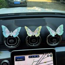 20 peças/10 peças/6 peças/Novo Adesivo Estéreo 3D Sem Costura/Montado no Carro/Móvel/Borboleta/Colocação Plana/Decoração Interna do Carro/Fofo/Criativo/Presente de Natal 1 conjunto