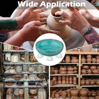 Clous de four de poterie - Clous réfractaires en céramique haute température pouvant supporter jusqu'à 1380°C, outils de cuisson en alumine réutilisables pour la poterie, la céramique, la glaçure et le support des étagères de four