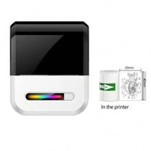 Portable Thermal Label Printer, Wireless Label Maker, Compatible With IOS & Android, For Small Business, Office, Home, Clothing, Supermarkets, Jewelry, And Food Industries, Includes 1 Roll Of 40*20mm Labels