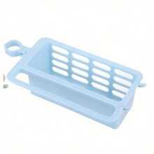 سلة تعليق أدوات المطبخ والمستلزمات، منظم المطبخ، حامل تخزين البالوعة، رف بلاستيكي