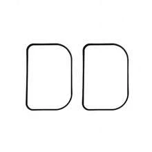 Trintion 12L Trash Bin Double Recycling Bin Rectangular Plastic Button Double Compartment Trash Recycling Suitable For Kitchen Office Home Living Room - Blue - View 10