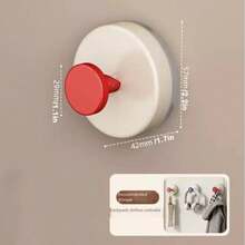 Suction Cup Hook - Dopamine Suction Cup, No Trace, Reusable And Detachable, Stainless Steel Hook, Suitable For Tiles, Glass, Windows, Showers, Kitchens, And Bathrooms