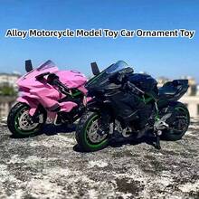 Kawasaki H2R Collectibles 1:18 Scale Model - Precision Die Casted, Pull-Back Feature, The Perfect Gift For Hobbyists And Amateurs. - Multicolor - View 6