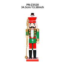 Extra Large Christmas Nutcracker Ornament - Traditional Wooden Nutcracker, Holiday Christmas Decoration - Framed King, Commemorative - Colorful Puppet - Christmas Gift - Suitable For Christmas Decoration, Bedroom, Living Room, Closet, Office, Dorm Room. Home Decoration, Christmas Party Decoration Supplies - Merry Christmas - Multicolor - View 13