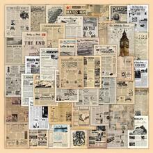 60PCS Creative Design Retro Newspaper Graffiti Stickers Skateboard Laptop Phone Case Water Cup Guitar Luggage Cool Cartoon Decals Decor Wall Decor Room Decor Wall Stickers Wall Sticker Home Decor