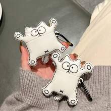 3D硅胶卡通猫形耳机保护套，兼容苹果4/3、Pro 2/3