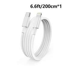 30W USB-C Fast Charging Adapter, EU Plug Charger With 3.3FT/6.6FT USB-C To Lightning Cable Charging Set, Compatible With IPhone 14 13 12 11 Pro Max Plus - EU C Type Plug(220-240V) - View 14