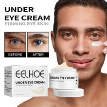 EELHOE 3pcs Men's Eye Cream: Gentle Nourishing And Moisturizing Eye Cream For Hydrating The Skin Around The Eyes - White - View 1