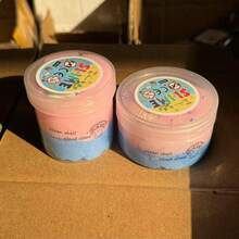 1pc Ocean Starfish Shell Mud Slime, Silk Slime DIY Stress Relief Toy, Faux Pearl & Shell Decor, Random Accessories & Packaging Stickers, Gift For Friends, Family, Christmas, Piñata Filler, Party Favor