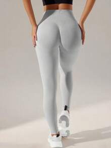 3pcs Women's Seamless High-Waisted Butt-Lifting & Tummy-Control Black Solid Color Leggings,Warm, Breathable & Stretchy Winter Fabric Gym,Outdoor Leggings Ideal For Workout & Running,Christmas Essential Outfits.