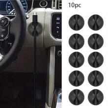 10pcs/Pack ABS Plastic Car Dashboard Cable Organizer, Multi-Functional Cable Clip, Easy Installation Without Drilling, Stable Placement, Optimize Charging/Audio Cable Management, Essential Car Accessory