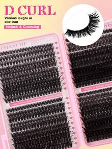 CMAYOME Bộ dụng cụ nối mi 800 sợi, bộ tự làm nối mi (8-18mm), bộ mi giả từng sợi, bộ nối mi cong chữ D, bao gồm keo và miếng dán niêm phong, cũng như các dụng cụ nối mi, thích hợp sử dụng hàng ngày, dự tiệc, du lịch hoặc làm quà tặng cho gia đình và bạn bè. Bộ mi giả, bộ mi giả, keo dán mi, quà tặng Halloween phong cách cổ điển. - Nhiều màu - Xem 7