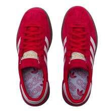 Adidas Originals 休闲鞋 手球专用 轻便减震透气跑步运动通勤回弹休闲鞋 FV1227，男女通用 - 紅/白 - 查看 4