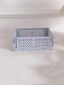 1 Stück faltbarer Desktop-Aufbewahrungskorb, Stiftehalter für Studenten, multifunktionale Aufbewahrungsbox für Kosmetik, süße, bunte Mini-Aufbewahrungsbox, geeignet für Schlafzimmer, Büro, Klassenzimmer, Badezimmer, Schreibtisch