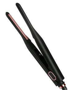 UKLISS 2-In-1 Straightener And Curler: Mini Ceramic Styling Tool For Short, Long Hair And Beard, Mother's Day Gift, Valentine's Day Gift, Boyfriend Gift, St. Patrick's Day Gift, Cute Pink - EU C Type Plug(220-240V) - View 13