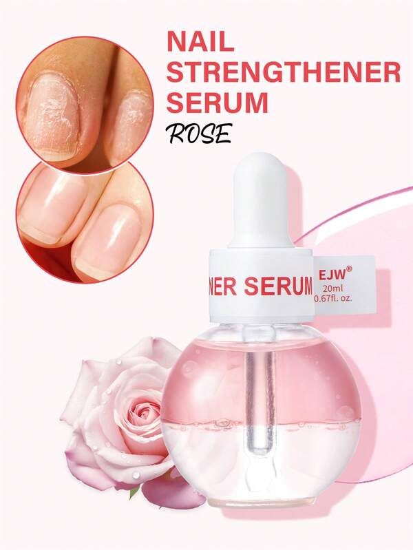 Nail Strengthener - Growth & Conditioning Treatment For Thin, Weak, And Damaged Nails | 0.67 Fl Oz, Vegan & Cruelty-Free, Base Coat Compatible