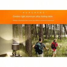 Aluminum Folding Camping Table Portable Durable For Outdoor Barbecue Picnic - Multicolor - View 8