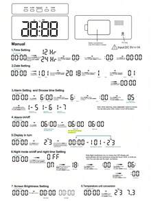 1/2pcs Mini Glow-In-The-Dark Mirror LED Digital Alarm Clock, USB Powered LED Display Electronic Clock Showing Temperature, Date, Sleep Mode, 12/24 Hour, Home Decor, Bedroom Decor, Adjustable Brightness (Batteries Not Included) - Multicolor - View 10