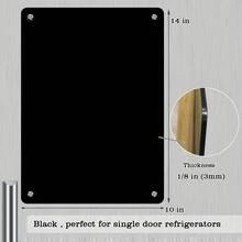 1pc Magnetic Acrylic Memo Board Set - Multi Functional Weekly Plan And Refrigerator Storage Box, Kitchen/Office Refrigerator Notepad, Weekly And Monthly Plans, Reusable Shopping List And To-Do List Manager, Transparent Note Holder, Can Be Used For Notes, Messages, And Writing, Erasable, Can Be Used As A Magnetic Refrigerator Sticker, Equipped With 6 Whiteboard Pens - Multicolor - View 17