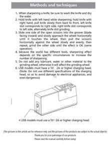1 件电动磨刀器，电动专业磨刀器，USB 供电自动磨刀器，家用电动快速磨刀器，厨房工具，厨房配件