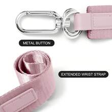 1pc Wrist Strap With Keyring Wristlet Keychain For Clutch And Key Holder Key Chain  Car Keychain Cute Keychain Wristlet Keychain Keychain For Women Wallet Keychain Key Lanyard For Women Car Key Chain Cute Key Chain Key Chain Wristlet Elegan - Hồng - Xem 4