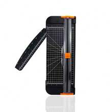 A4 Paper Cutter 12 Inch Titanium Paper Trimmer Scrapbooking Tool With Automatic Security And Side Ruler For Craft Paper, Coupon, Label And Cardstock - Black - View 9