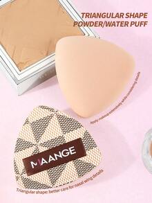 MAANGE 1 Stück Dreieck Luftkissen Puderquaste, mit Etui, Make-up Schwamm, weich anzufühlen, für Trocken- und Nassanwendung, wiederverwendbares Make-up Werkzeug, Make-up Schwämme für Foundation, zum Vermischen von flüssigen Foundations, Pudern und Cremes, tragbares Reisegeschenk, Geschenk für Frauen & Mädchen, Make-up, günstig, Raumdekoration, Schminktisch, Reise, Schlafzimmer, Make-up Accessoires, Quaste, Make-up Blender, Puderquaste, Make-up Schwamm, günstig, Strumpfstopfer, Make-up, Make-up Werkzeuge, günstige Sachen, Geschenke, Geschenke für Frauen, Weihnachtsgeschenke